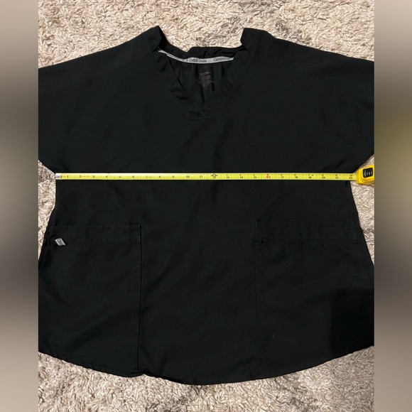 Climate Right by Cuddl Duds Scrubs size L color black (S119) - Picture 6 of 8